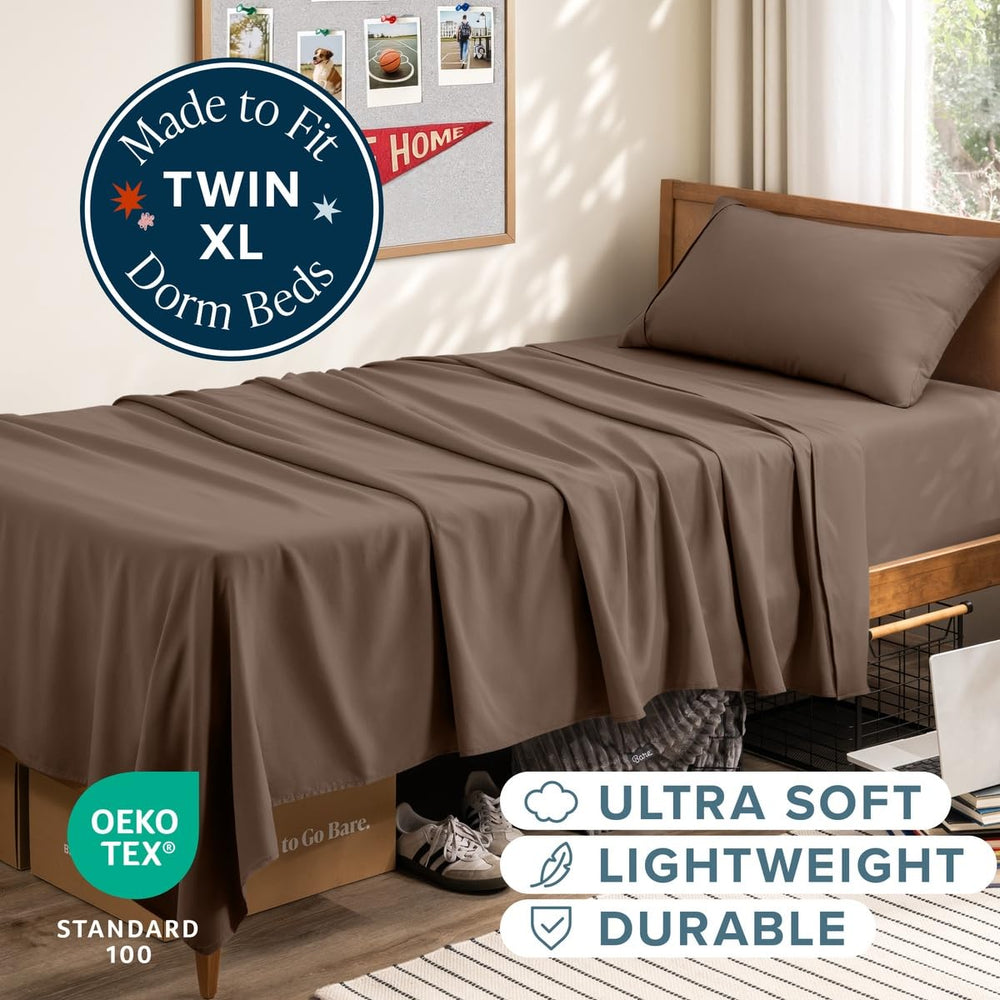 Bare Home détail de l’élastique du drap-housse assurant maintien sûr sur matelas