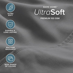 Bare Home drap-housse ajusté sur matelas profondeur 15" pour maintien sécurisé