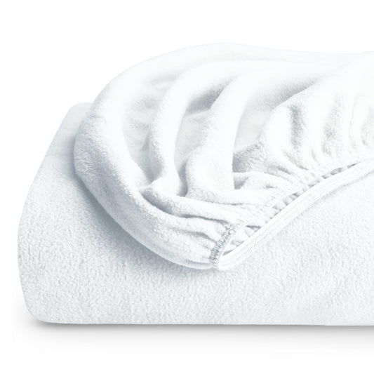Bare Home drap-housse face avant montrant coupe ajustée et finition propre