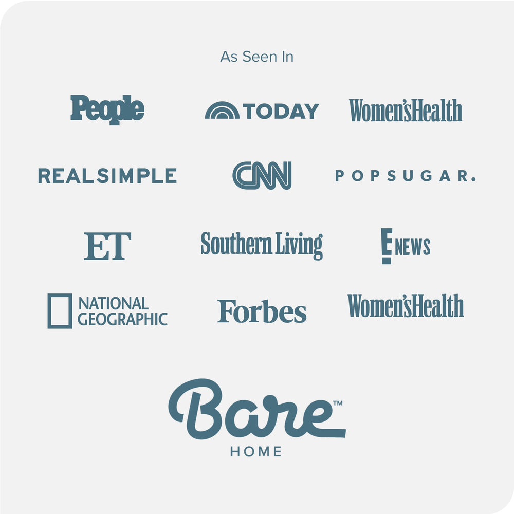 Bare Home tissu et plis montrant résistance aux froissements et tenue au lavage