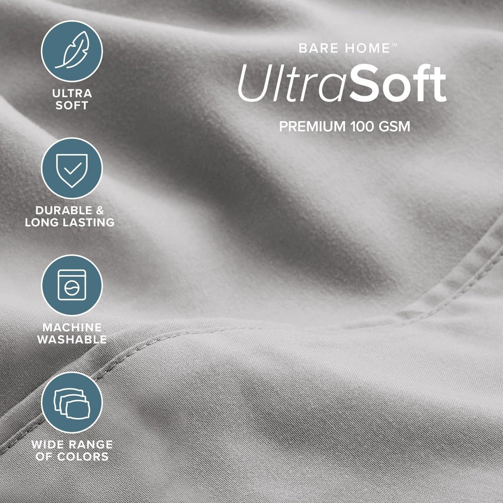 Bare Home drap-housse ajusté montrant maintien sur matelas profond