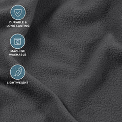Bare Home drap plat retombant, dimensions généreuses pour lit Full