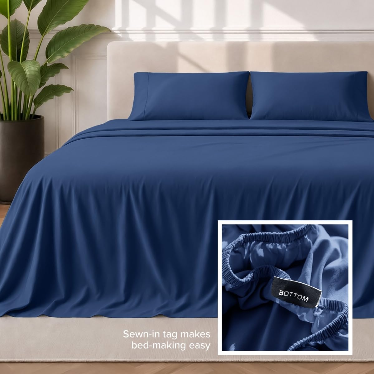 Bare Home draps en situation chambre apportant style et ambiance relaxante
