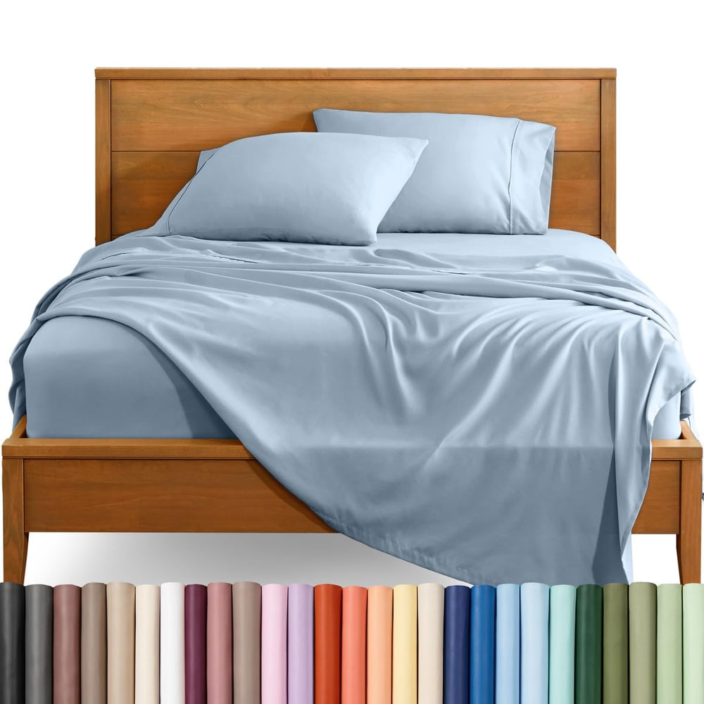 Bare Home draps ensemble frontal montrant couleur et finition confortable
