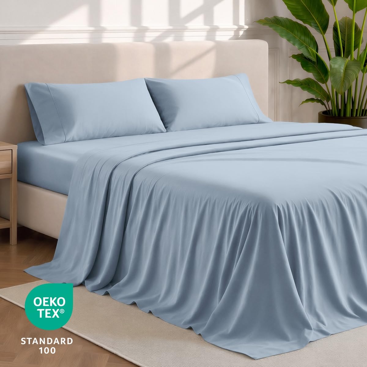 Bare Home drap-housse en poche profonde s'adaptant aux matelas épais