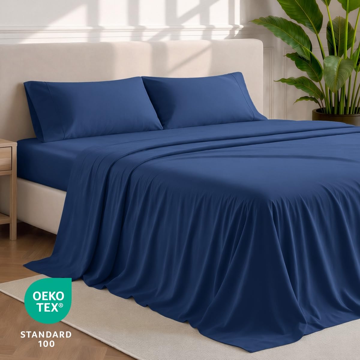 Bare Home draps installés sur matelas épais preuve d'ajustement profond