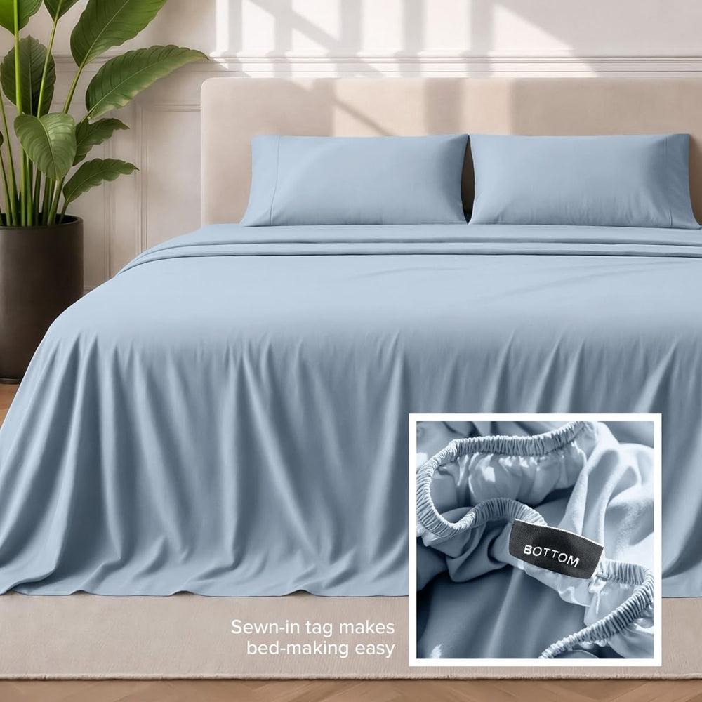 Bare Home gros plan tissu brossé illustrant douceur et durabilité