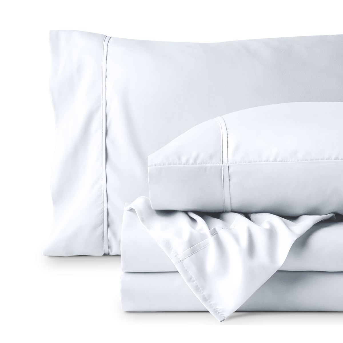 Bare Home comparaison d'échelle matelas et drap montrant profondeur de poche