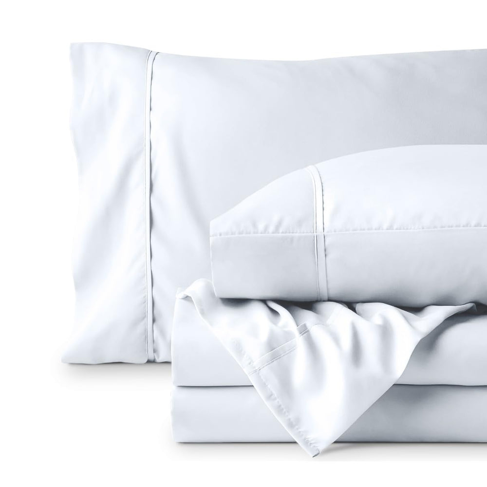 Bare Home comparaison d'échelle matelas et drap montrant profondeur de poche