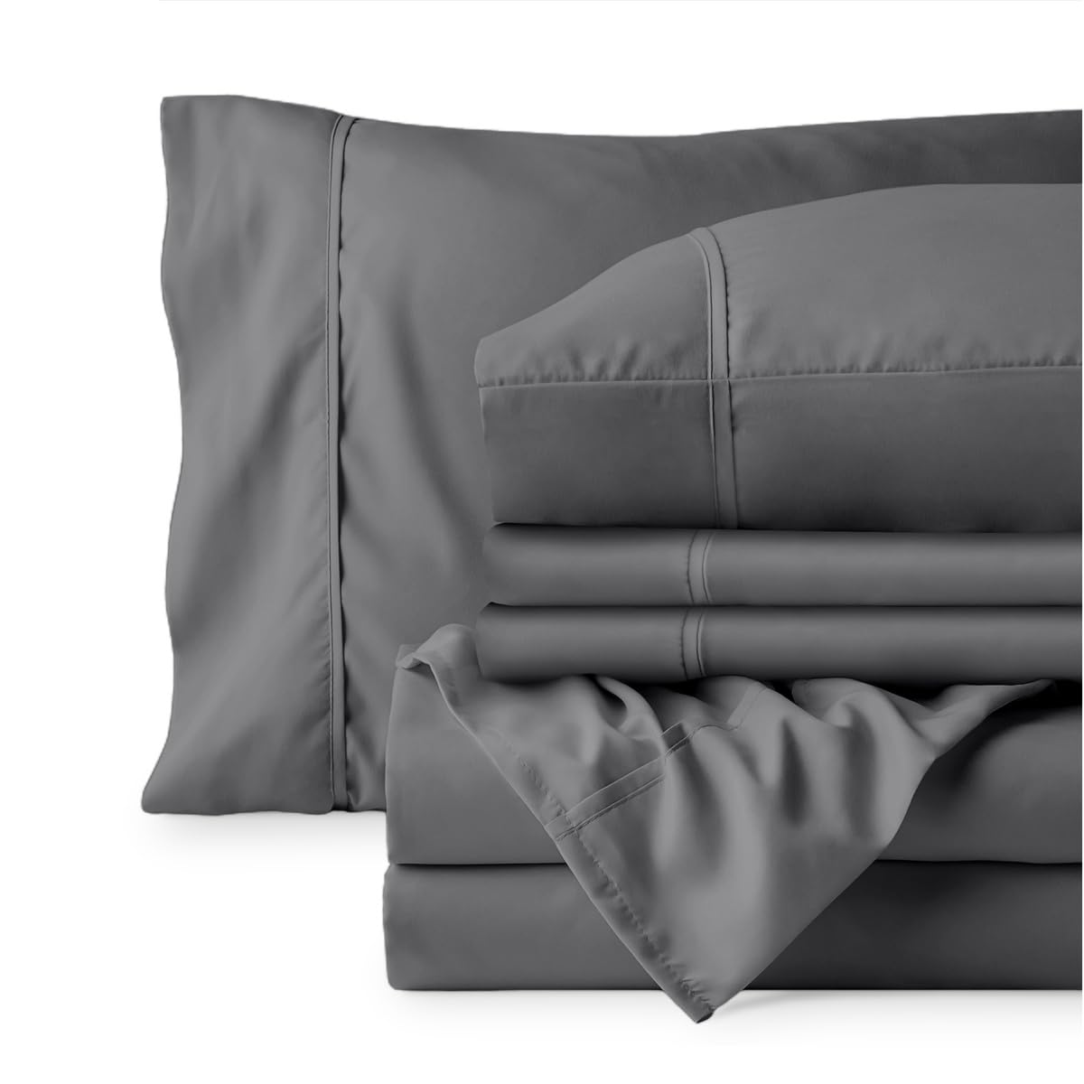 Bare Home comparaison taille Queen illustrant dimensions exactes du drap