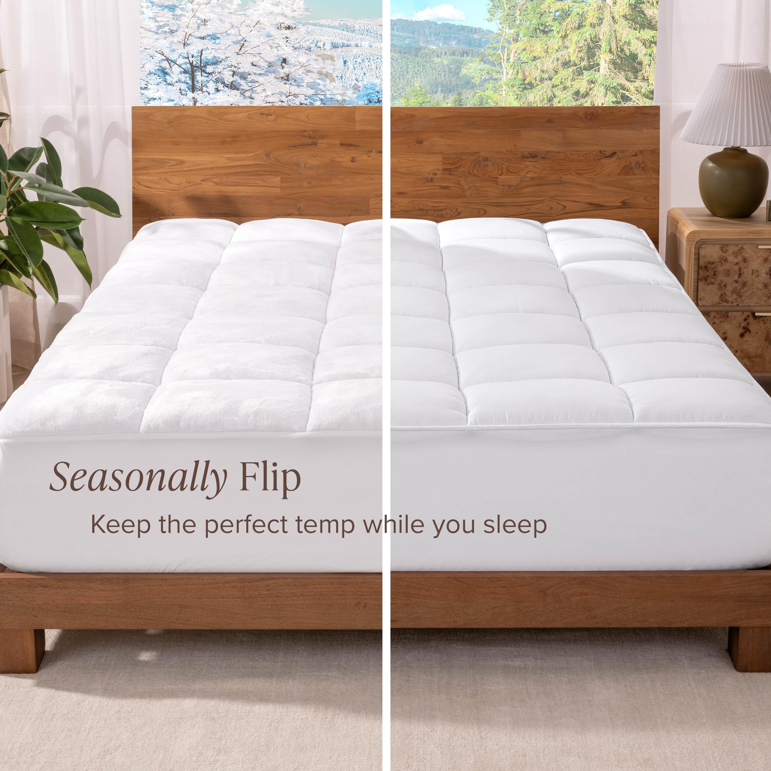 Bare Home surmatelas en usage sur un lit d'étudiant pratique