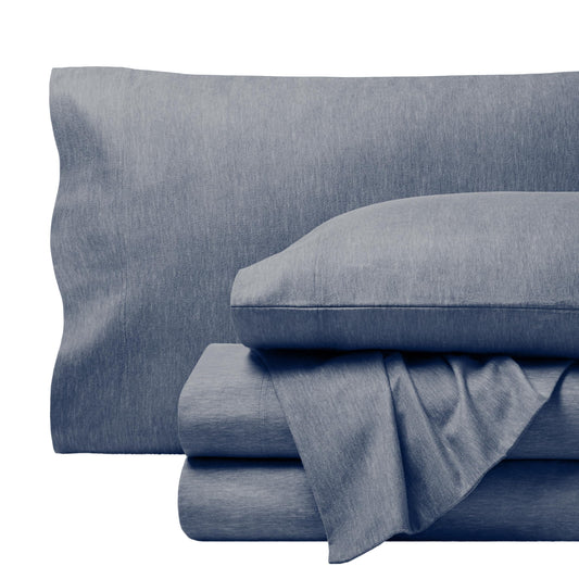 Bare Home face avant de l'ensemble Heather Indigo montrant chaleur et style