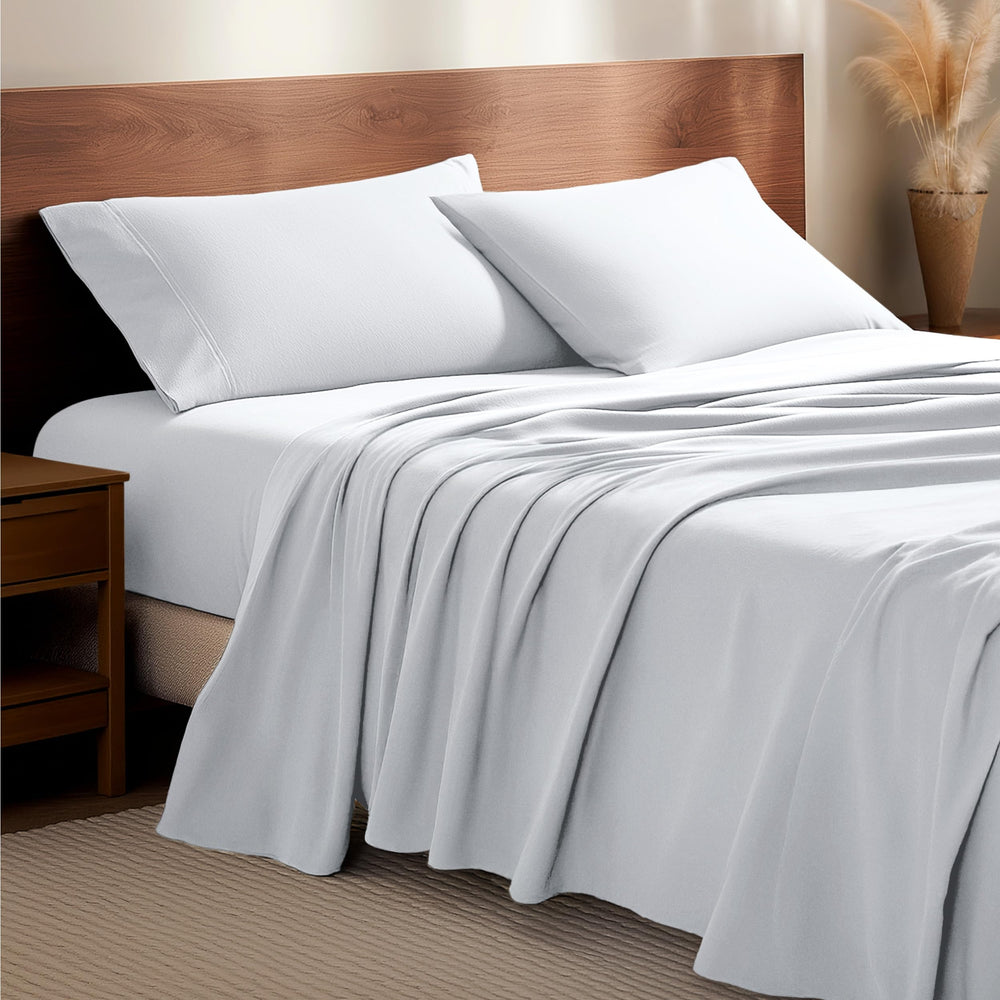 Bare Home drap-housse face montrant l’ajustement et maintien du matelas