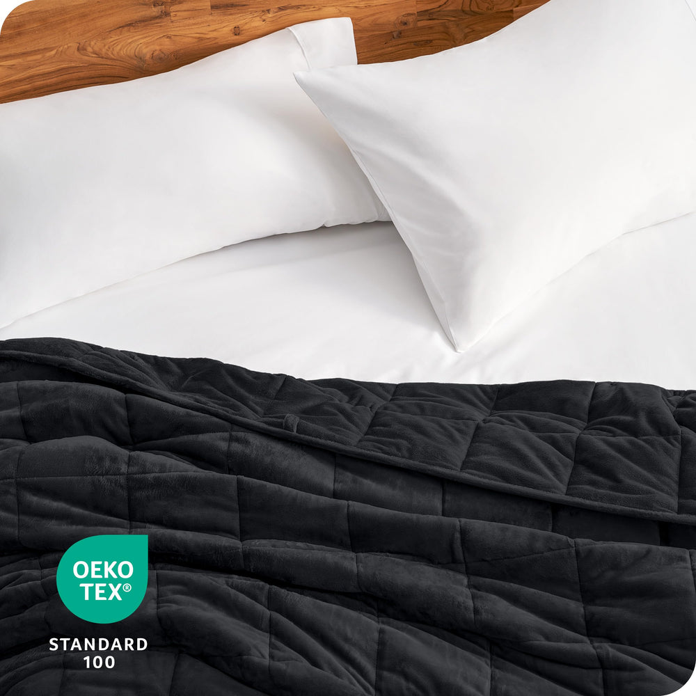 bare home texture minky au toucher pour chaleur douce