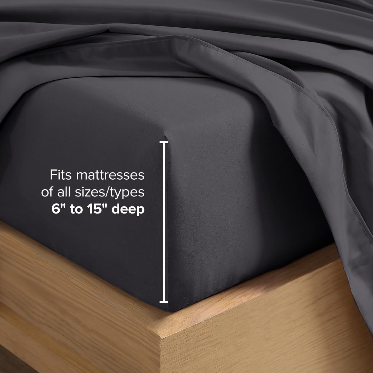 Bare Home gros plan tissu brossé illustrant la douceur et confort immédiat