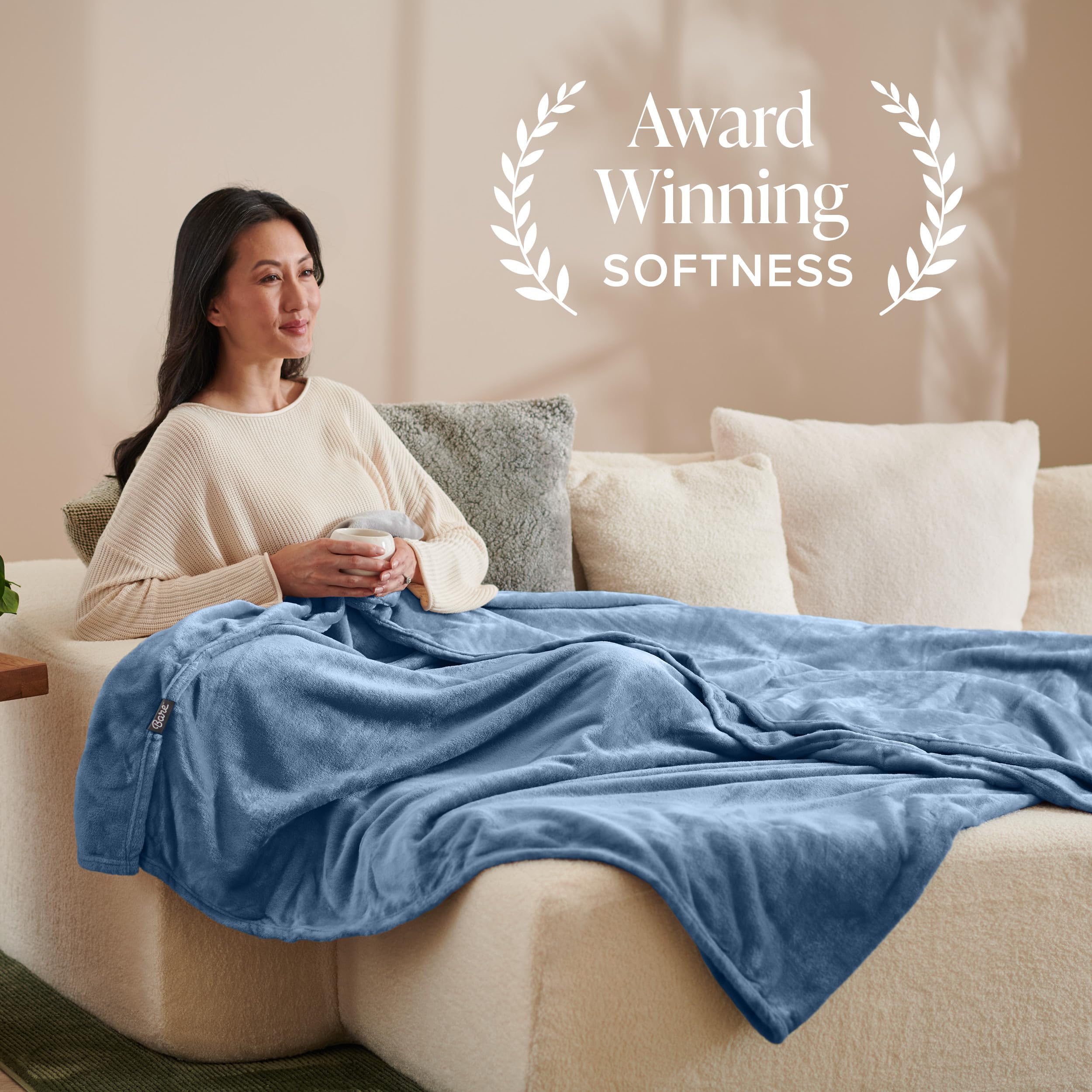 Bare Home gros plan texture microplush offrant douceur et confort