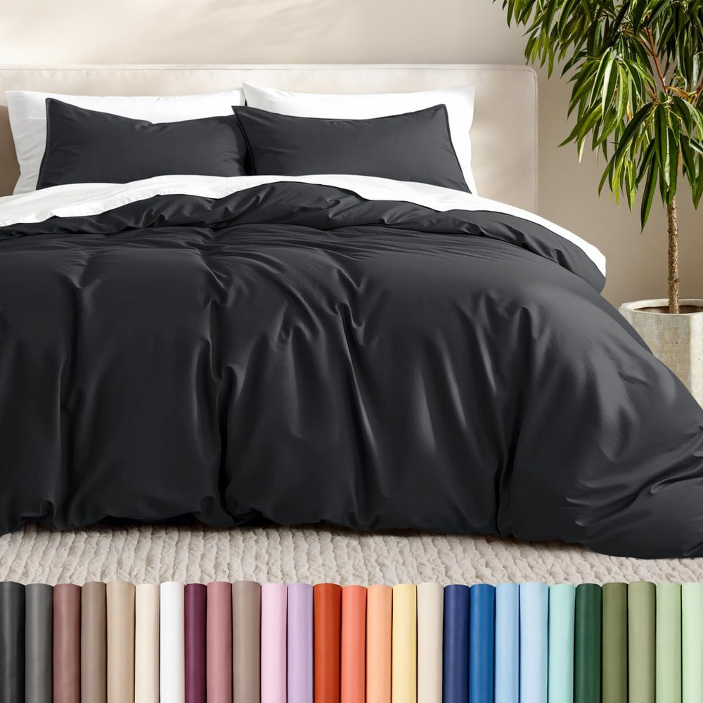 Bare Home housse couette face avant montrant style épuré et protection