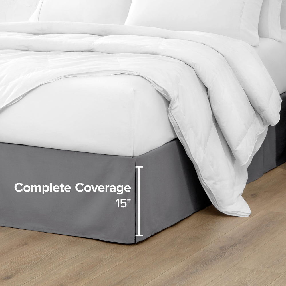 Bare Home jupe cachant sommier et rangement gain d'ordre