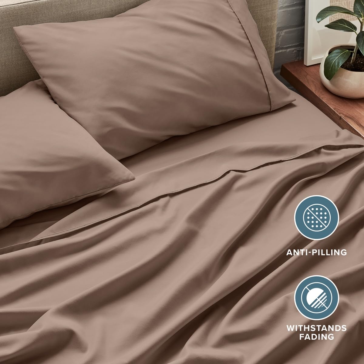 Bare Home drap sur matelas montre compatibilité avec matelas épais