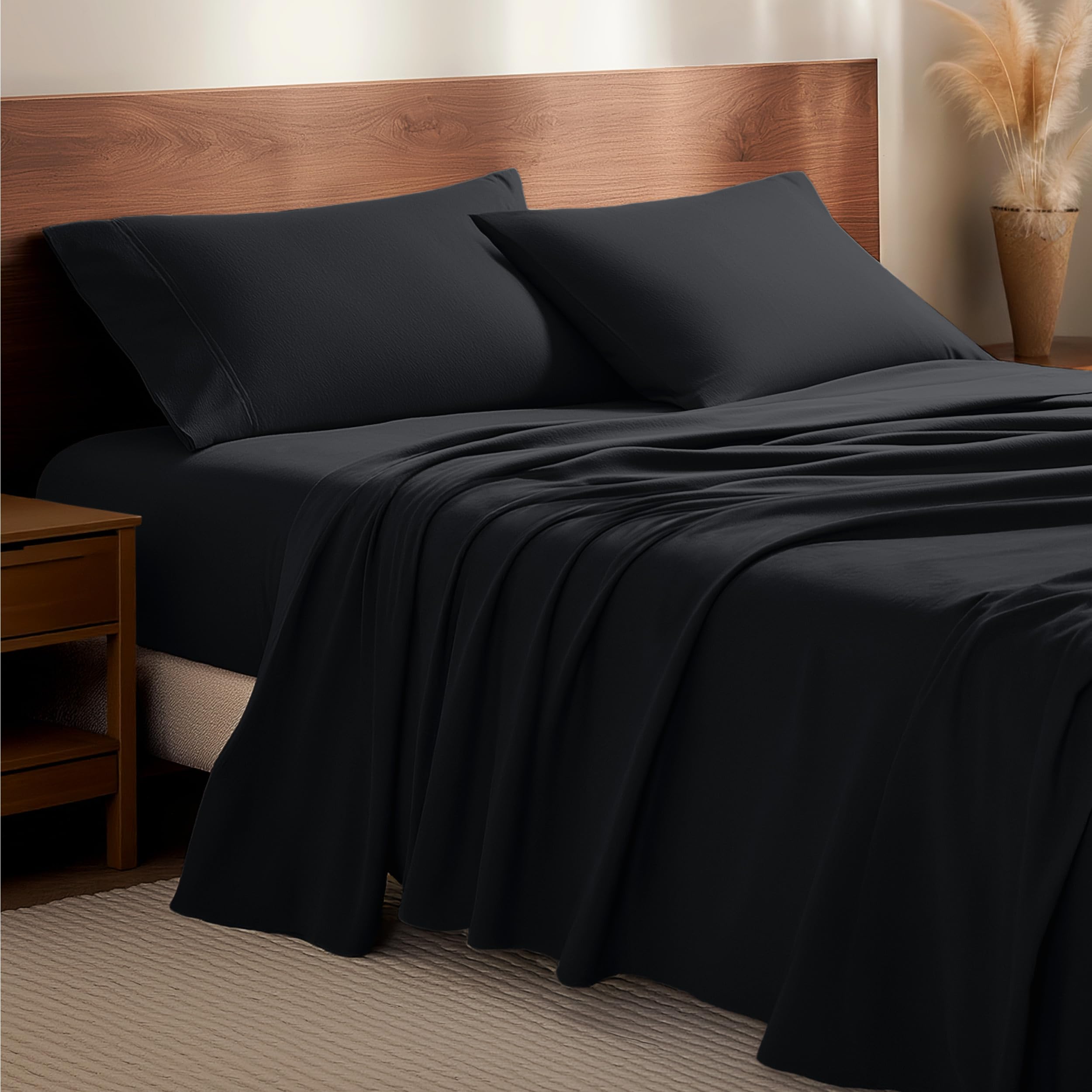 Bare Home draps King vue avant montrant l’ensemble et confort