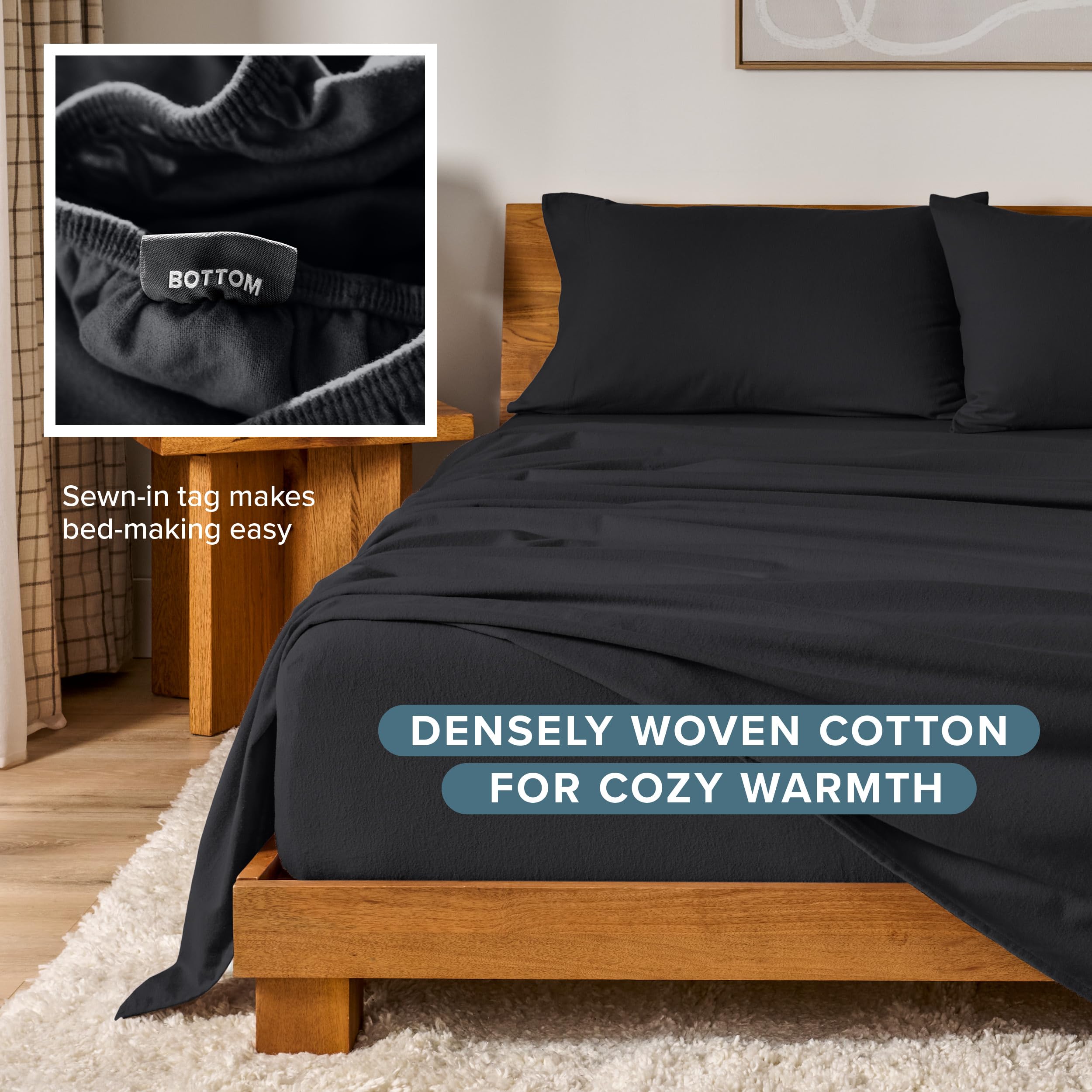 Bare Home comparaison taille matelas montrant ajustement King