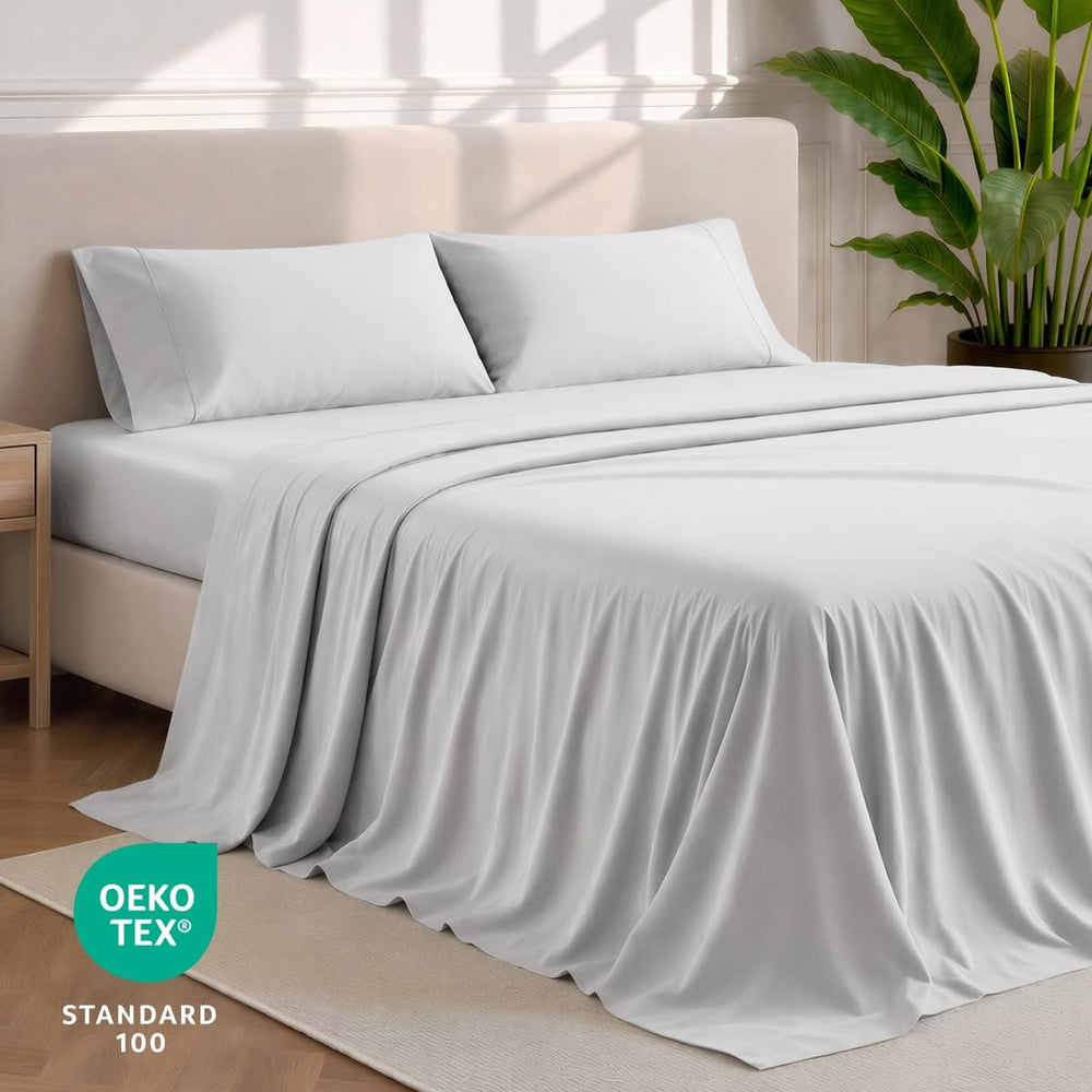 Bare Home paire de taies King montrant coupe et tombé coordonné