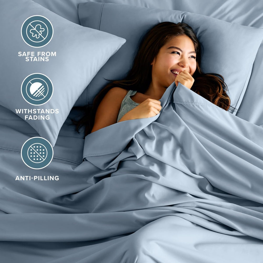 Bare Home lit Twin XL monté en chambre illustrant style pratique