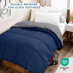 Bare Home gros plan microfibre brossée offrant douceur et toucher soyeux