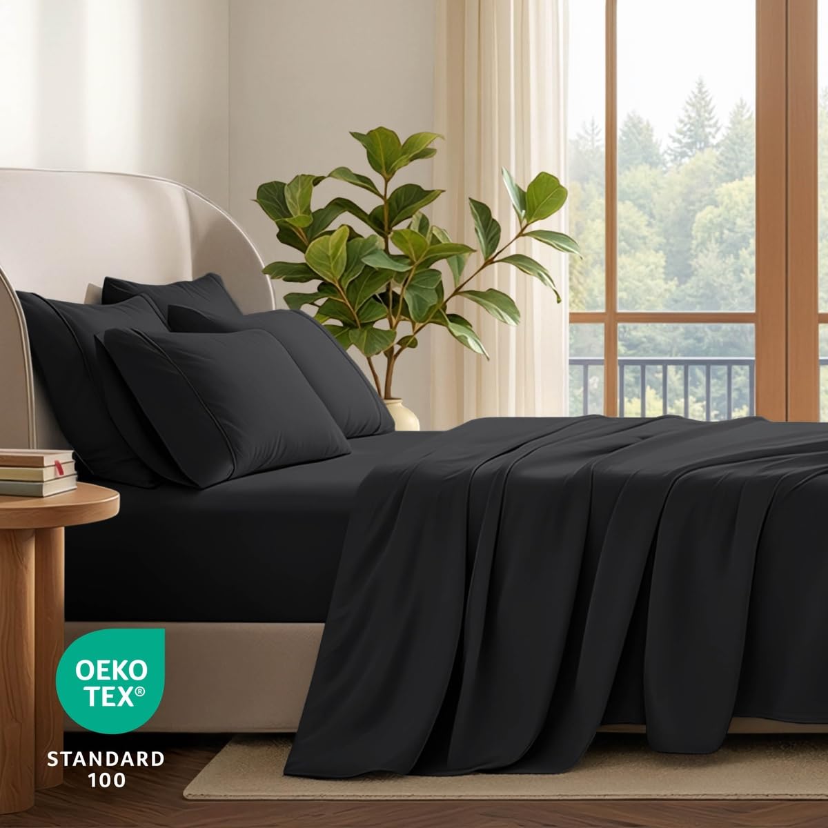 Bare Home taie d'oreiller détail couture montrant finition soignée