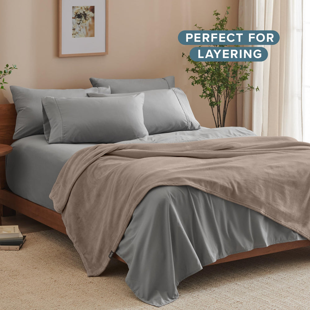 Bare Home couverture pliée rangement gain de place et maintien de la forme