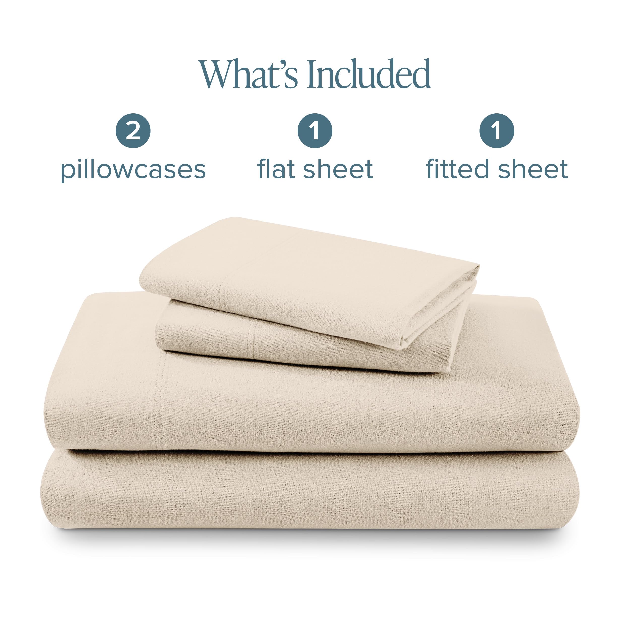 bare home draps pliés dans un panier montrant rangement facile et prêt à l'emploi
