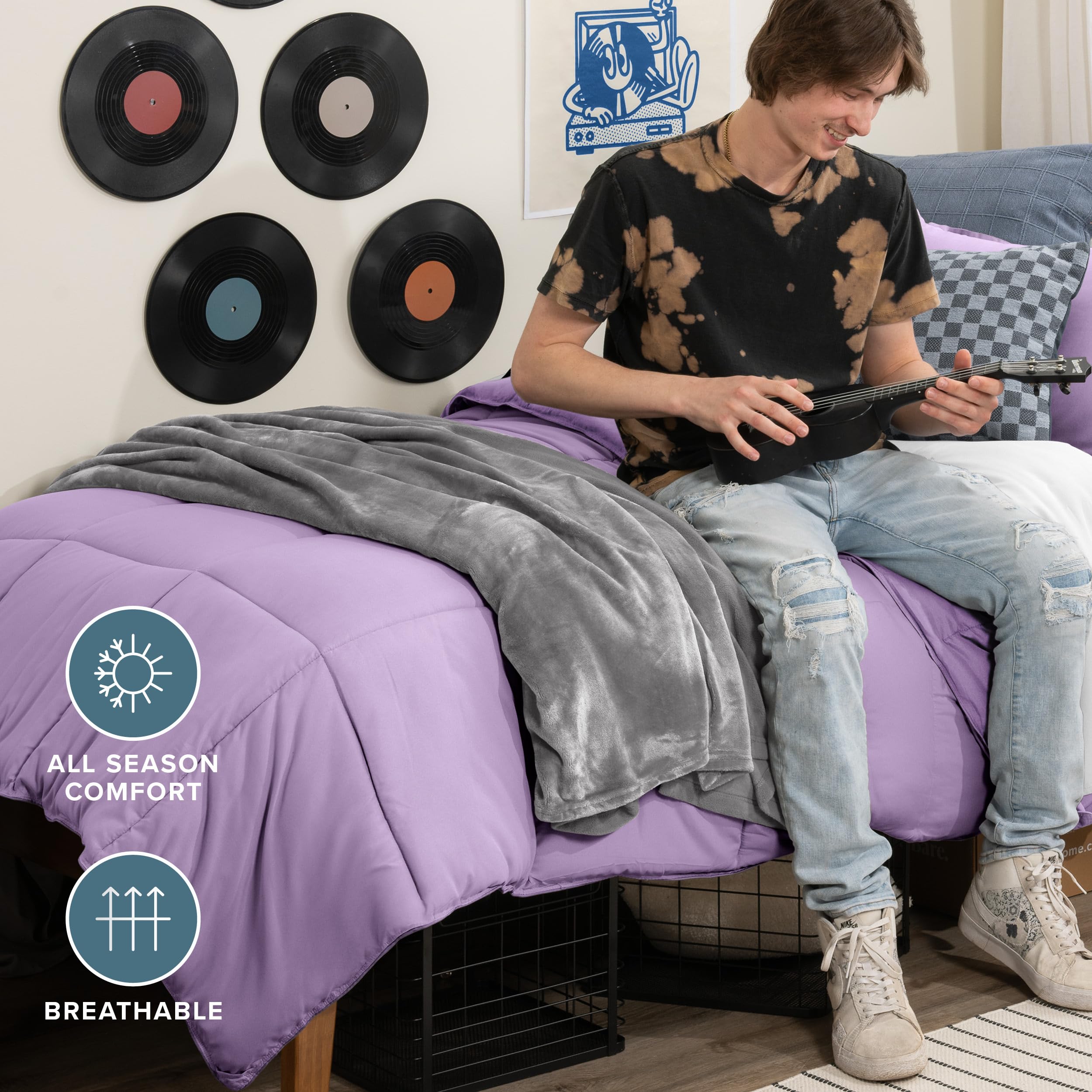 Bare Home taie d'oreiller assortie, finition soyeuse et élégante