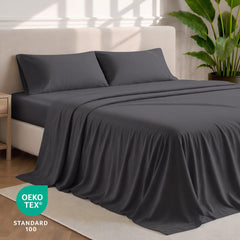 Bare Home taie d’oreiller closer-up montrant les coutures soignées et finition propre