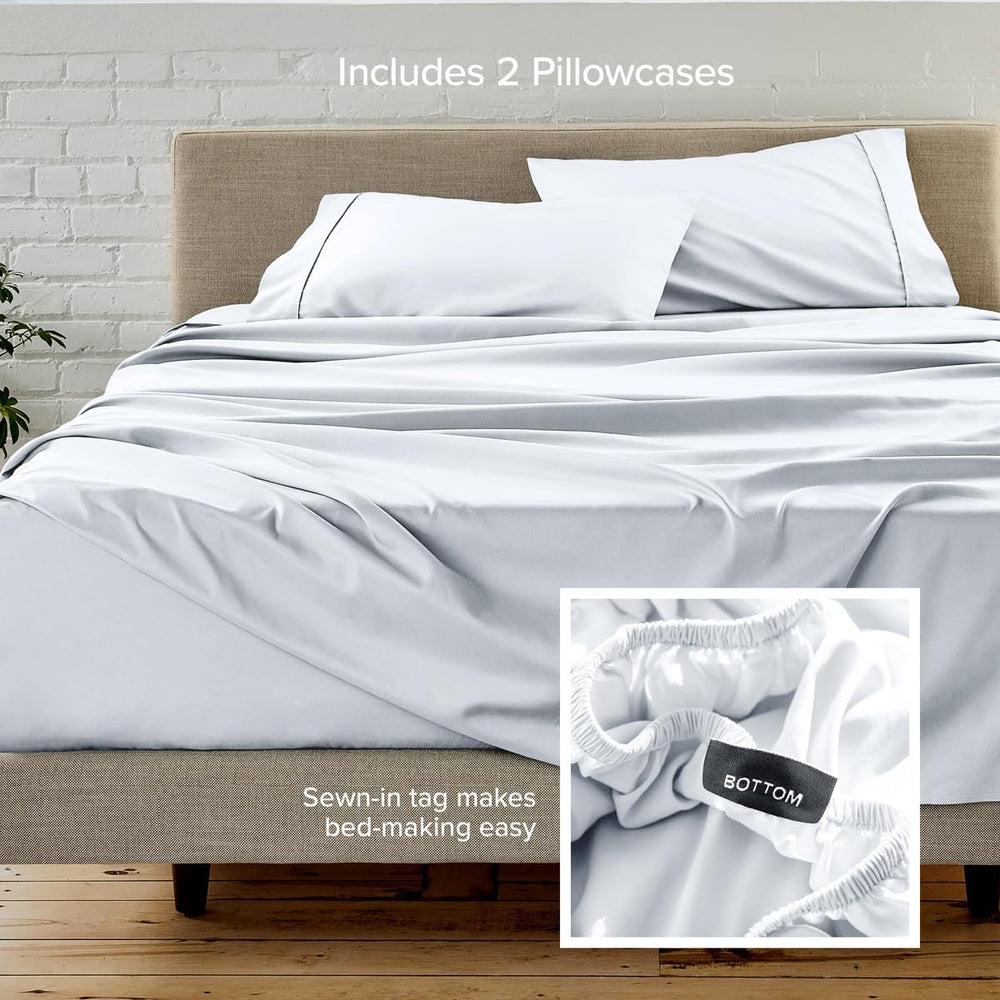 Bare Home deux taies d'oreiller standards alignées pour confort et valeur
