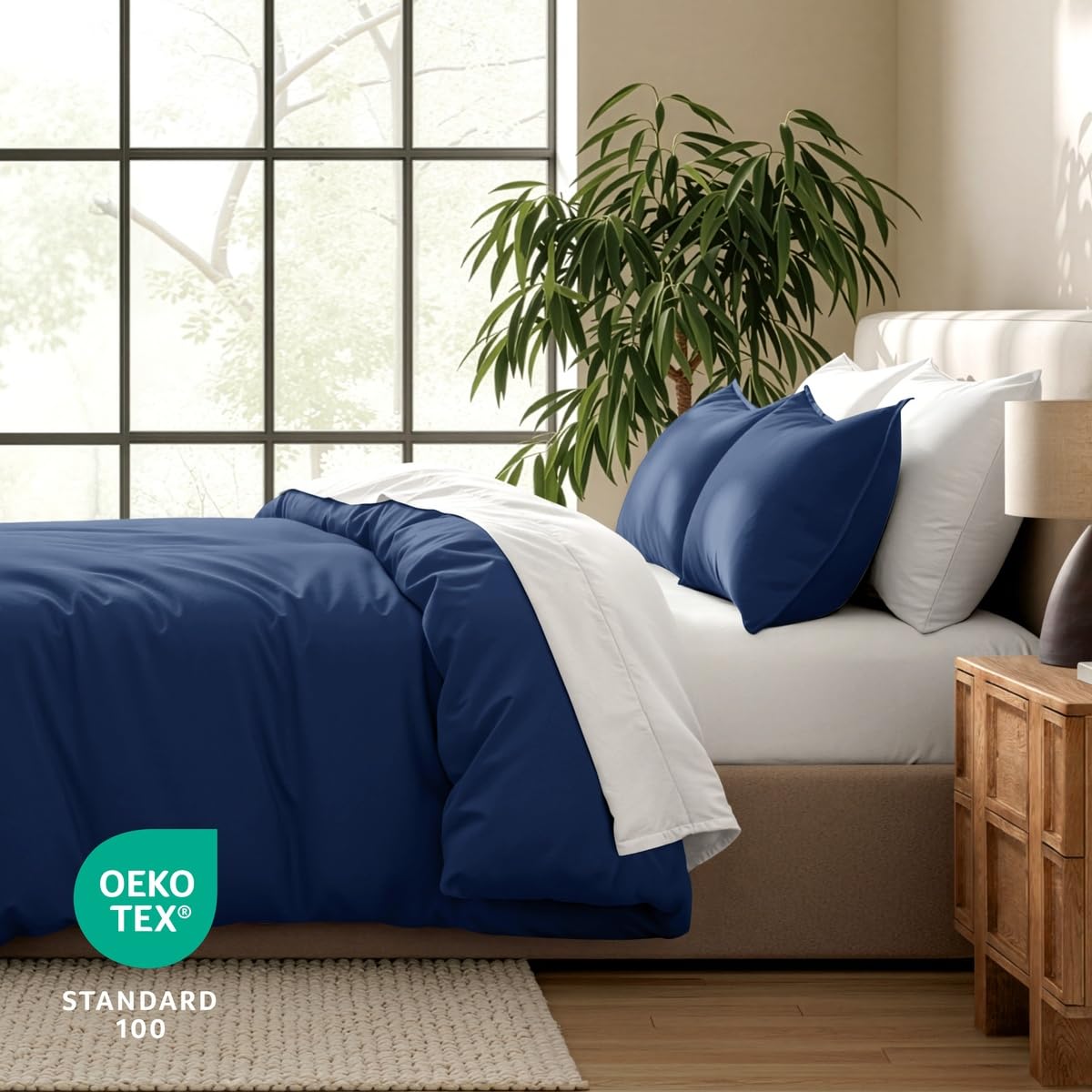 Bare Home taies d'oreiller à fermeture enveloppe pour finition soignée