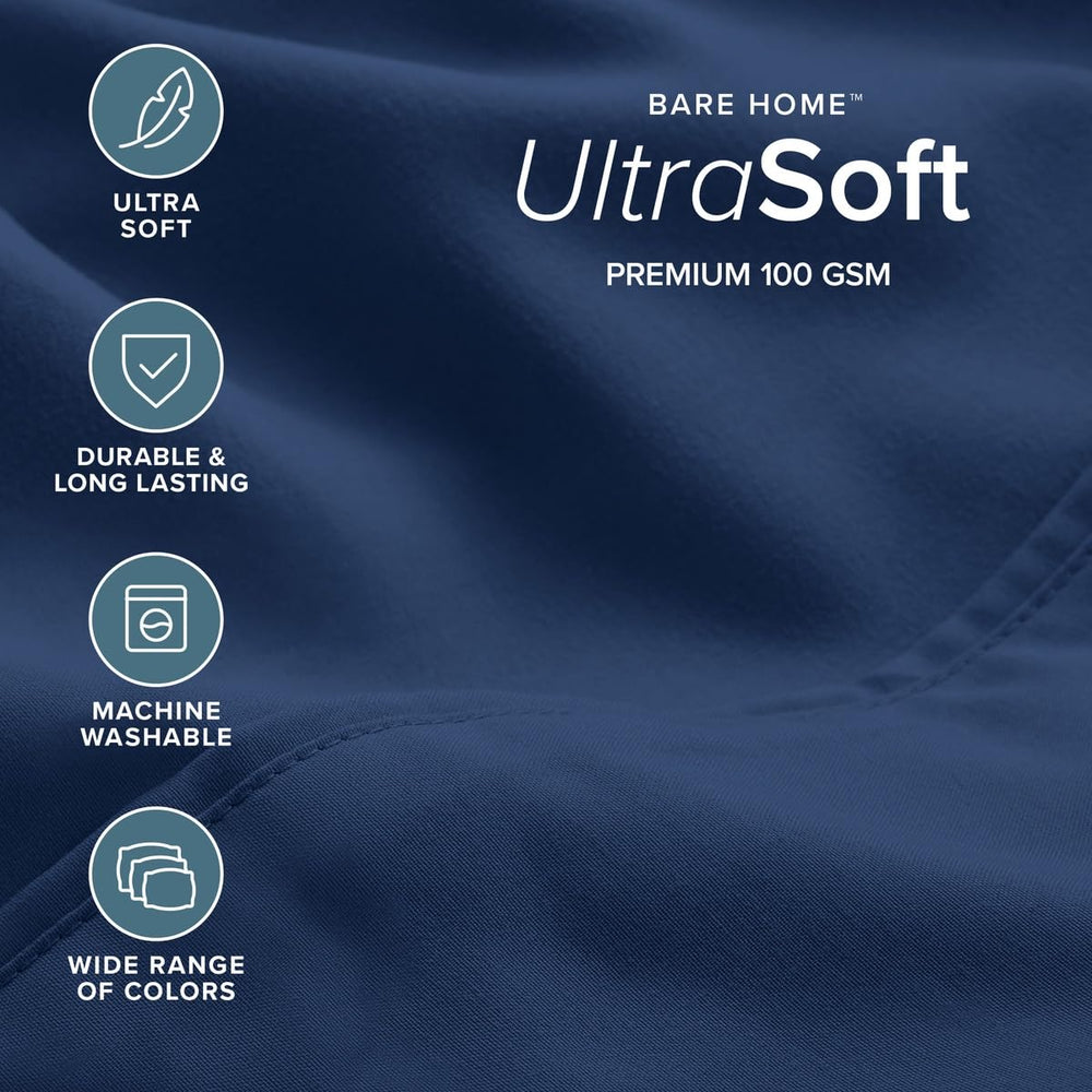 Bare Home gros-plan sur la texture brossée ultra-douce mettant en avant confort immédiat