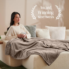 Bare Home gros plan texture microplush révélant douceur et chaleur