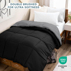 Bare Home gros plan microfibre brossée pour douceur et sensation confortable