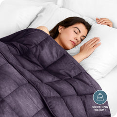 Bare Home gros plan minky fleece montrant texture douce pour détente immédiate