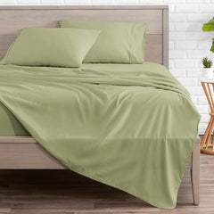 Bare Home gros plan sur la texture 1800 Ultra-Soft révélant douceur et confort tactile