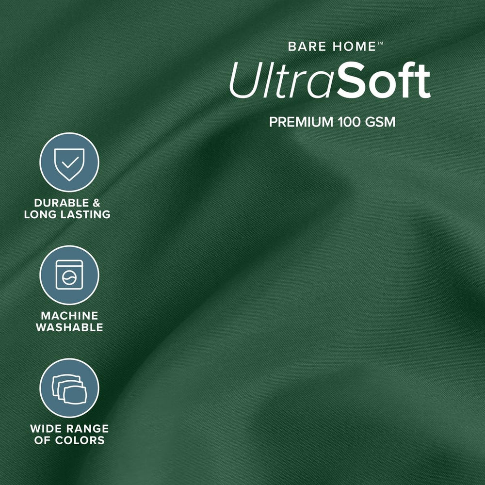 Bare Home texture du tissu 100 GSM brossé montrant douceur et confort immédiat