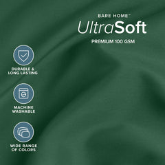 Bare Home texture du tissu 100 GSM brossé montrant douceur et confort immédiat