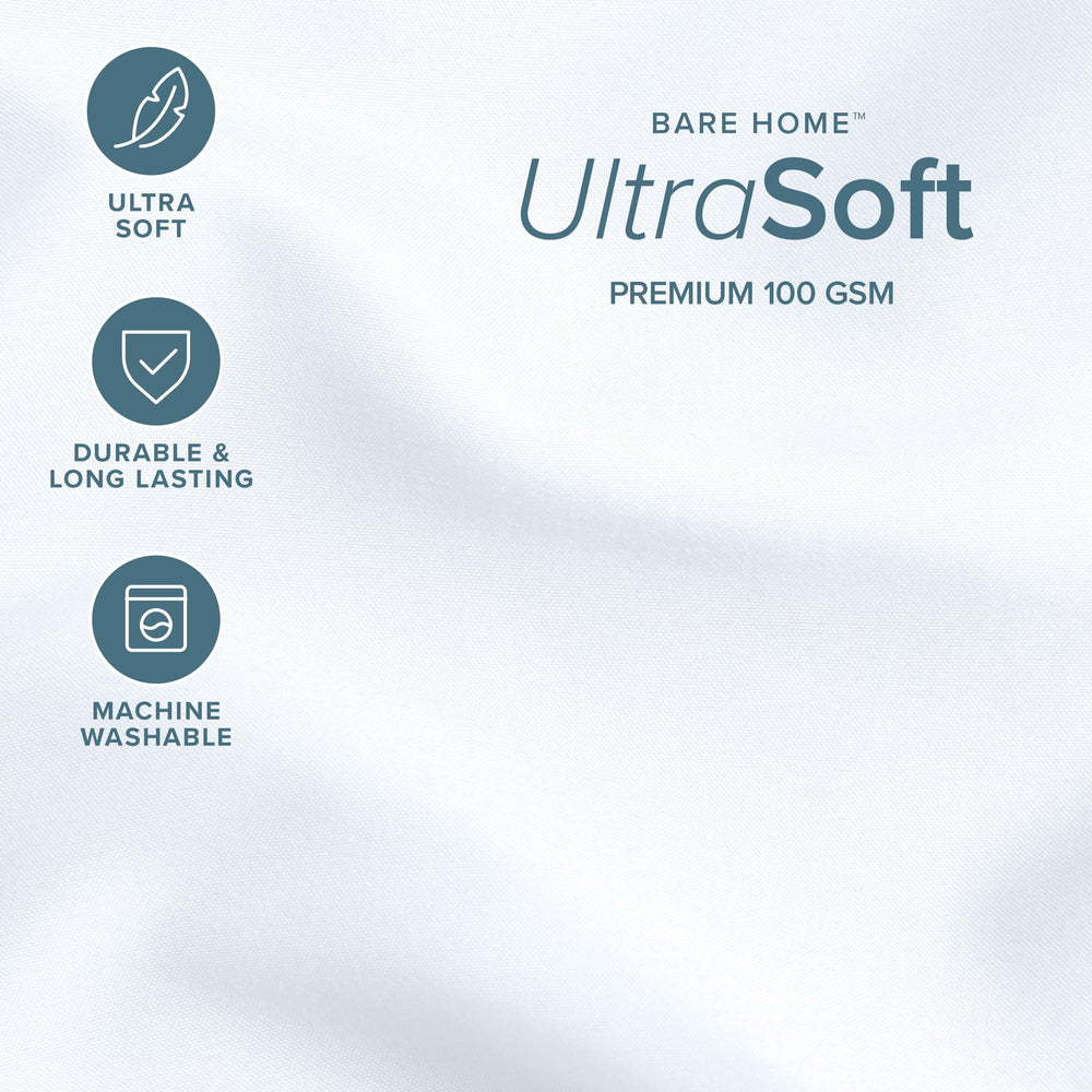 Bare Home gros plan tissu brossé illustrant confort immédiat au toucher