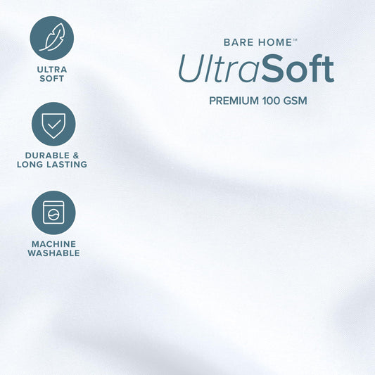 Bare Home gros plan tissu brossé illustrant confort immédiat au toucher