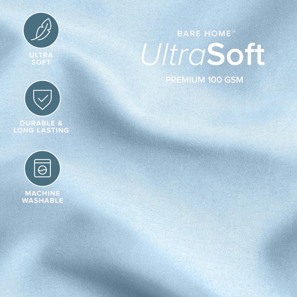 Bare Home microfibre brossée gros plan douceur et toucher moelleux