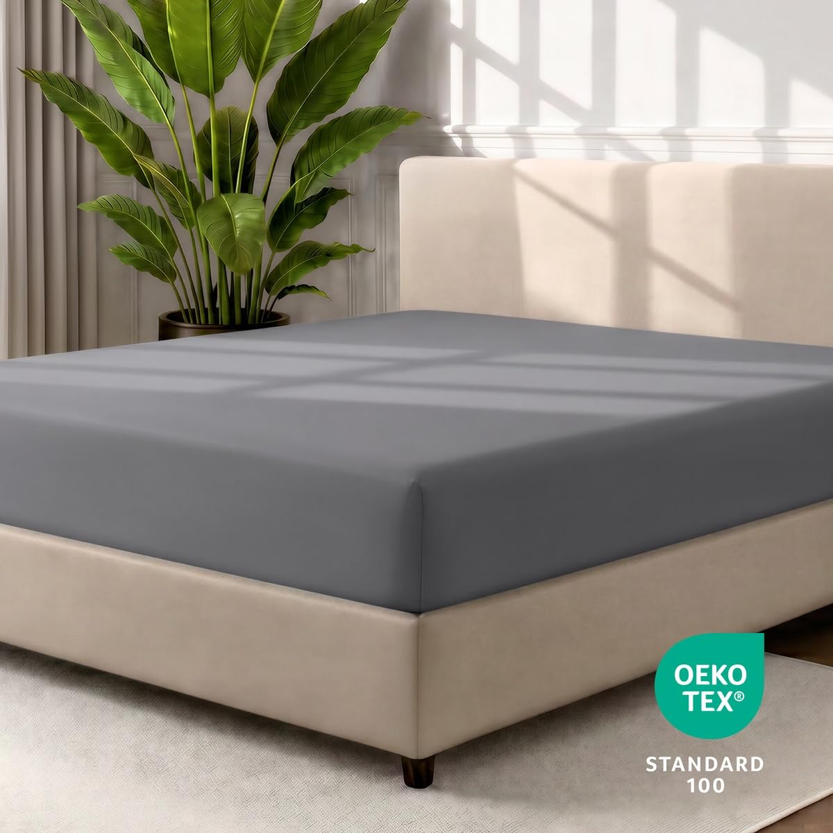 Bare Home gros plan sur la texture brossée montrant douceur et respirabilité