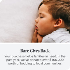 Bare Home draps Twin XL installés sur lit montrant maintien et esthétique apaisante