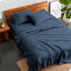 Bare Home gros plan tissu 1800 ultra-soft montrant la texture brossée pour confort immédiat