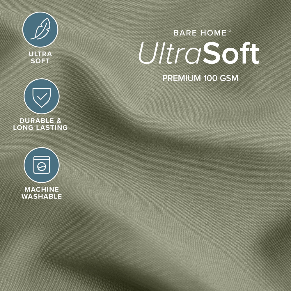 Bare Home gros plan du tissu brossé mettant en valeur la douceur immédiate