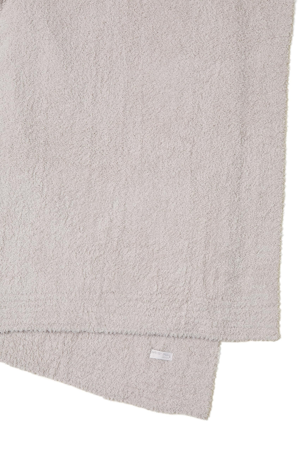 Barefoot Dreams gros plan tricot CozyChic montrant douceur luxueuse